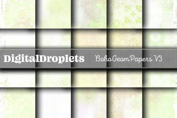 Boho Geom Papers Vol. 3: A Designer's Guide to Bohemian Textures
