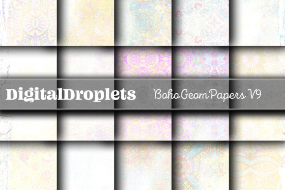 Boho Geom Papers Vol. 9 | Collection