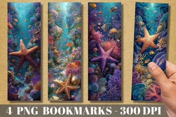 Dive into Design: Using Ocean Coral Reef Starfish Bookmarks