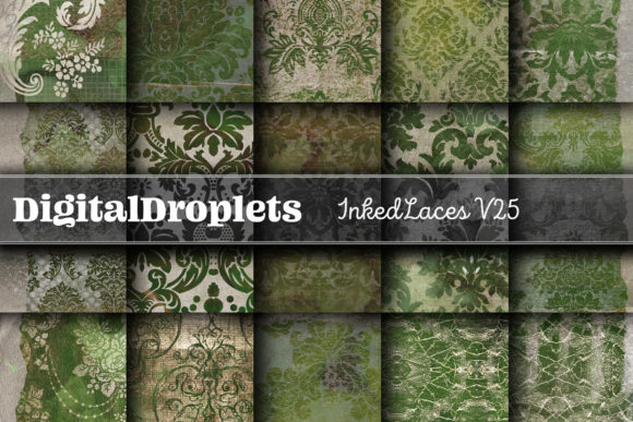Inked Laces Vol. 25: Vintage Texture for Modern Design