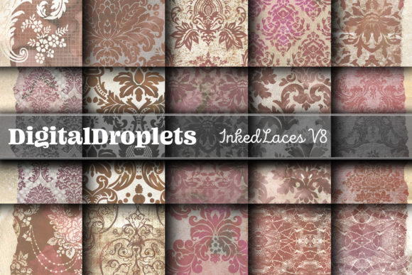 Inked Laces Vol. 8: Vintage Texture for Modern Design
