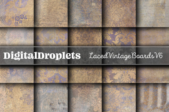 Laced Vintage Boards Vol. 6: A Designer's Guide to Textured Elegance