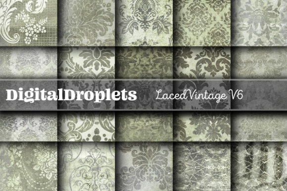 Laced Vintage Vol. 6 | Collection: Textured Elegance for Creative Projects