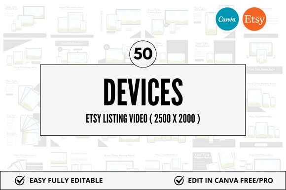 Streamline Your Etsy Shop with 50 Device Mockups