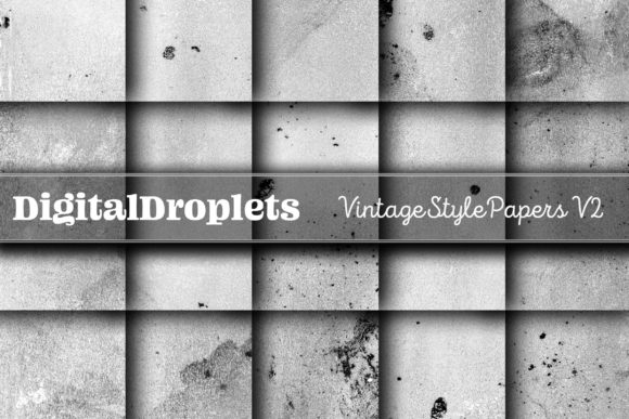 Timeless Textures for Modern Projects: Vintage Style Papers Vol. 2
