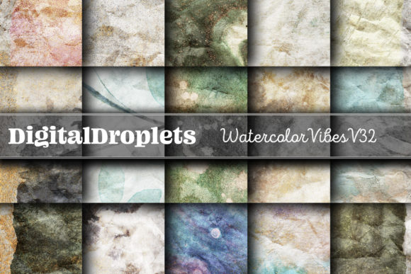 Watercolor Vibes Vol. 32: Your New Favorite Background Texture Set