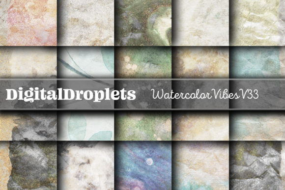Watercolor Vibes Vol. 33 | Collection: A Designer's Texture Toolkit